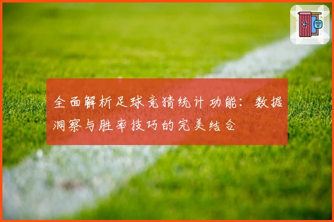 全面解析足球竞猜统计功能：数据洞察与胜率技巧的完美结合